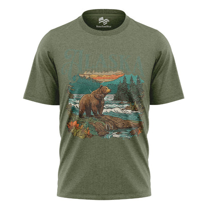 Alaska Wilderness Bear Graphic Tee