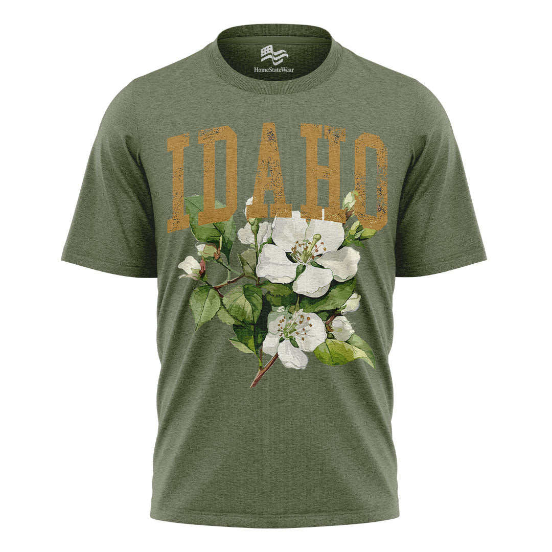 Idaho Syringa Comfort Colors Botanical State Flower Shirt