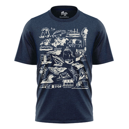 Minnesota Nature Checklist T-Shirt