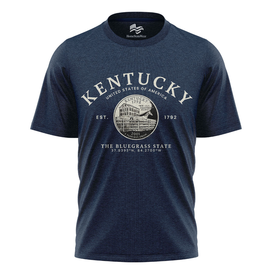 Kentucky Quarter T-Shirt | Bluegrass State Souvenir Tee