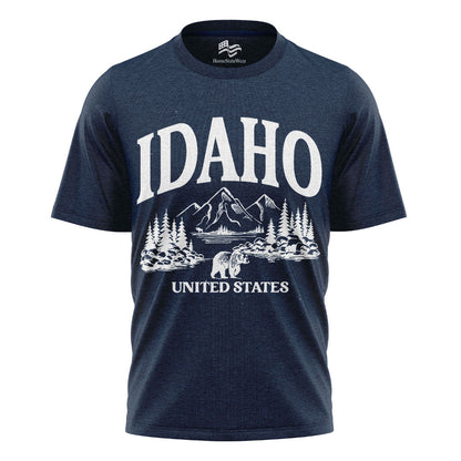 Idaho Wanderlust T-Shirt Mountain Nature Gift