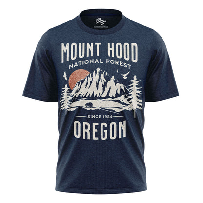 Mount Hood National Forest Comfort Colors® T-Shirt, Oregon Hiking Souvenir Tee