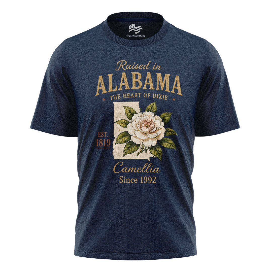 Alabama Camellia State Pride Graphic Tee