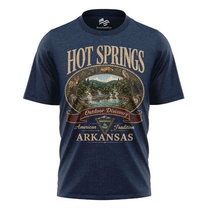 Hot Springs Arkansas Comfort Colors Tee | Vintage Outdoor Discovery Shirt