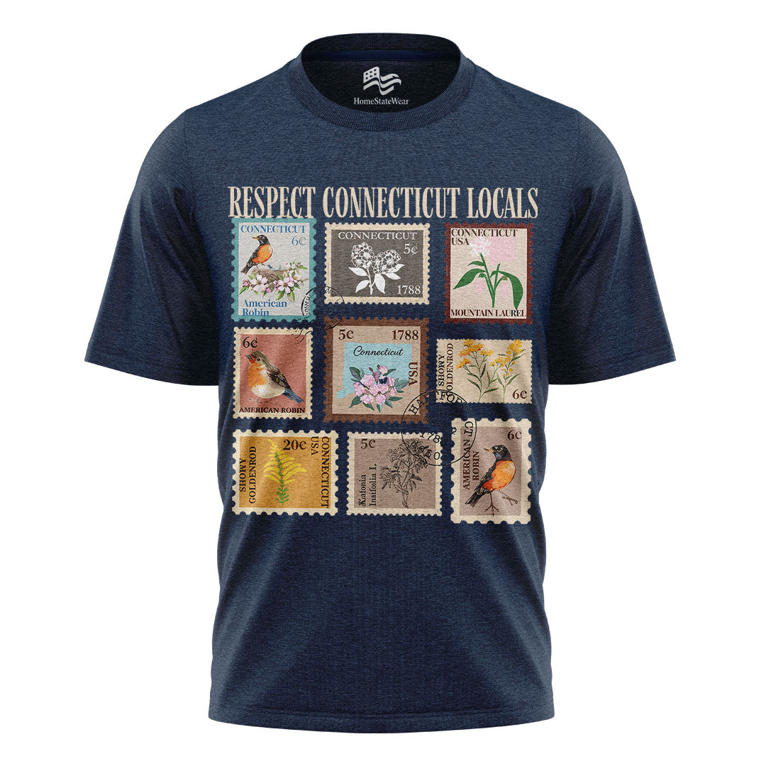 Wildlife Bird & State Flower Tee | Nature Lover Gift Shirt