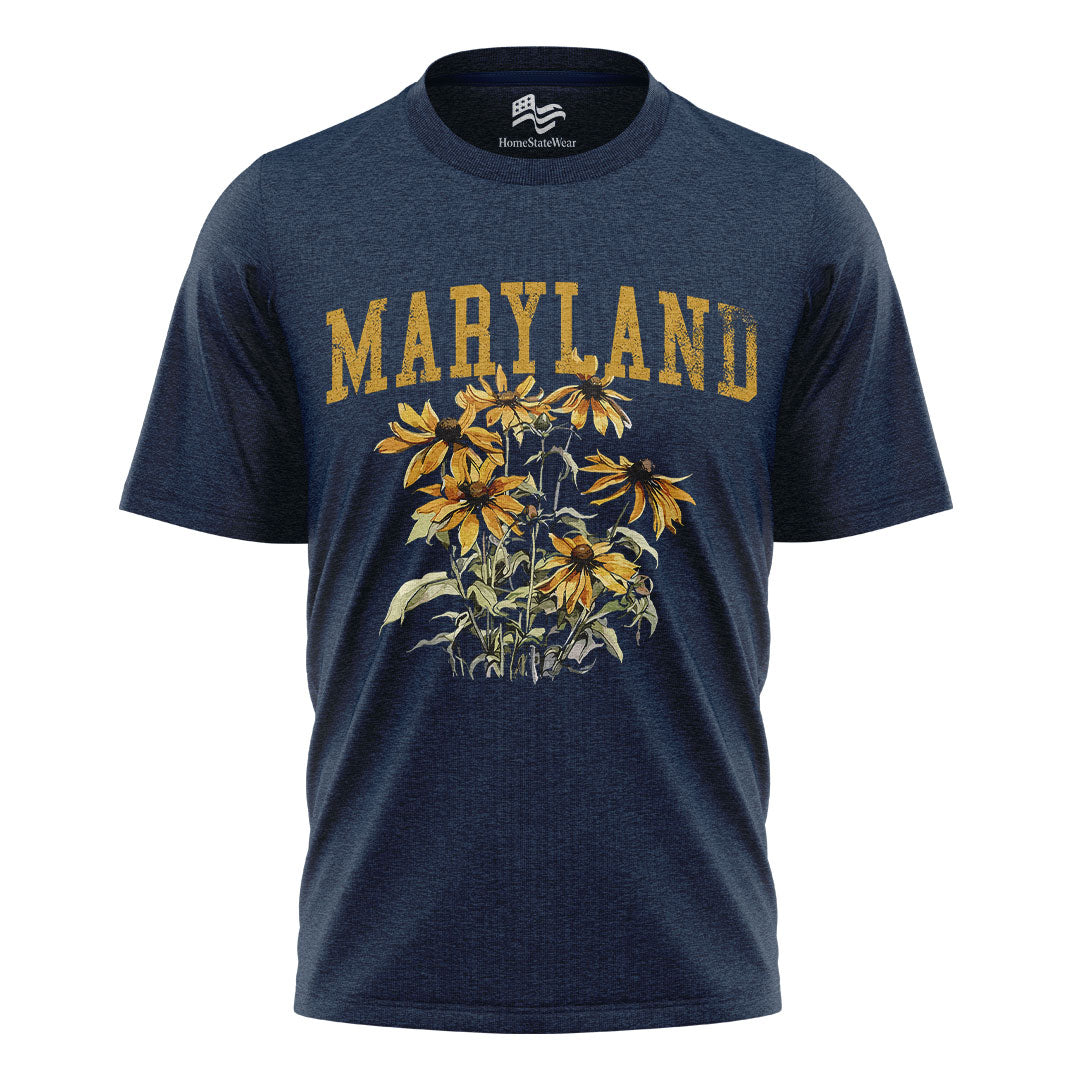 Maryland Black-Eyed Susan Comfort Colors Tee | State Flower Gift Shirt
