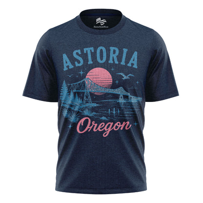 Astoria Oregon Coast Comfort Colors® T-Shirt, Retro Beach Travel Tee