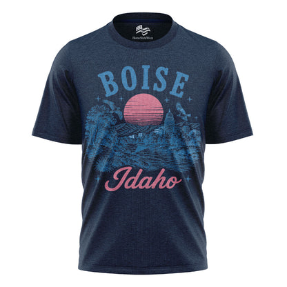Boise Idaho Comfort Colors Tee | Retro City Travel Shirt
