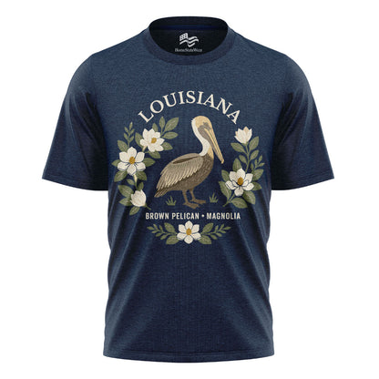 Louisiana Brown Pelican Tee | Magnolia Nature Gift Shirt