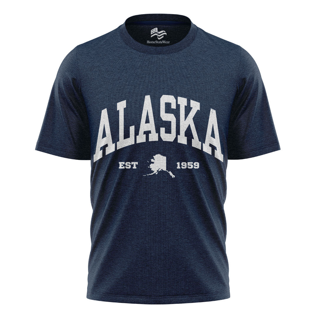 Alaska Map Comfort Colors Tee