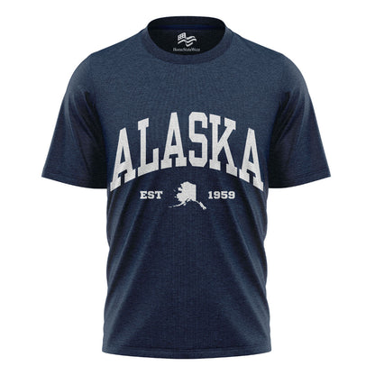 Alaska Map Comfort Colors Tee