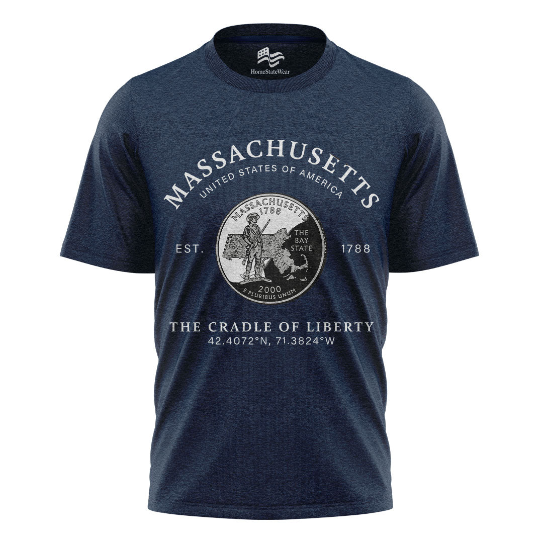 Massachusetts Bay State T-Shirt | New England Gift Tee