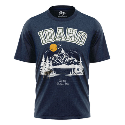 Idaho Camping T-Shirt | Gem State Hiking Travel Tee