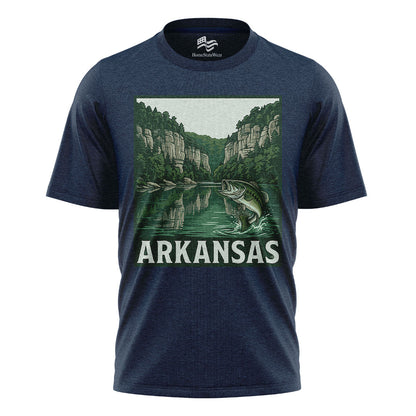 Arkansas Bass Fishing Tee | Natural State Outdoors Shirt