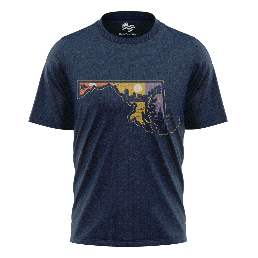 Layers of Maryland T-Shirt | Old Line State Graphic Tee