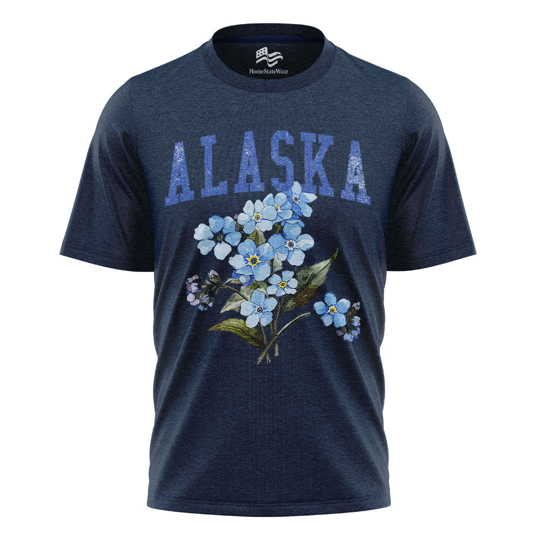 Alaska State Flower Comfort Colors Tee