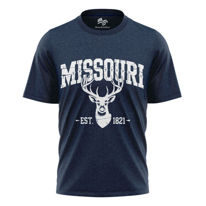 Missouri Deer Hunting T-Shirt, Vintage Wildlife Outdoor Tee