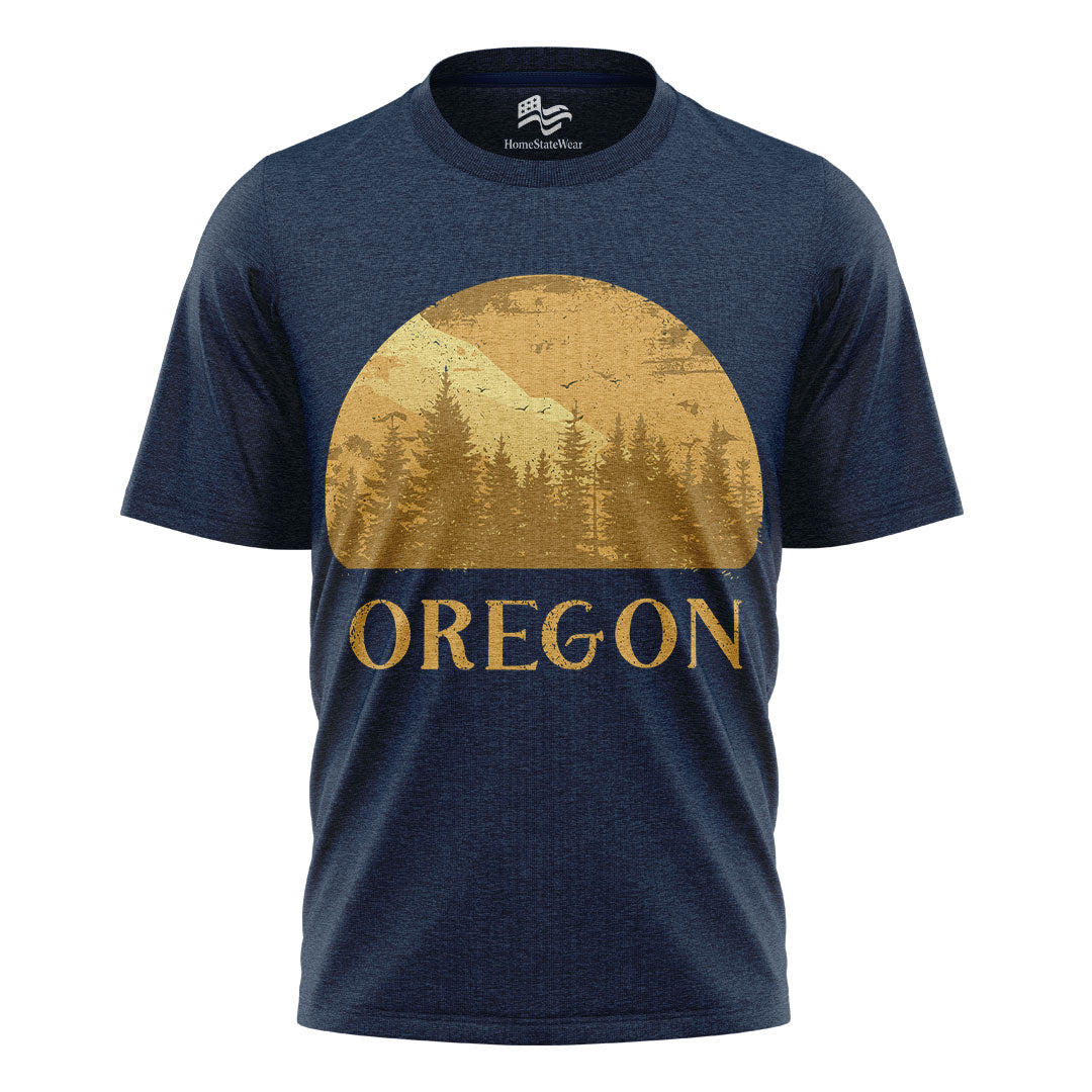 Oregon Comfort Colors® T-Shirt, Pacific Northwest Mountain Souvenir Tee