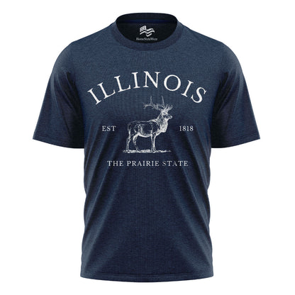 Illinois Elk T-Shirt | Prairie State Wildlife Tee