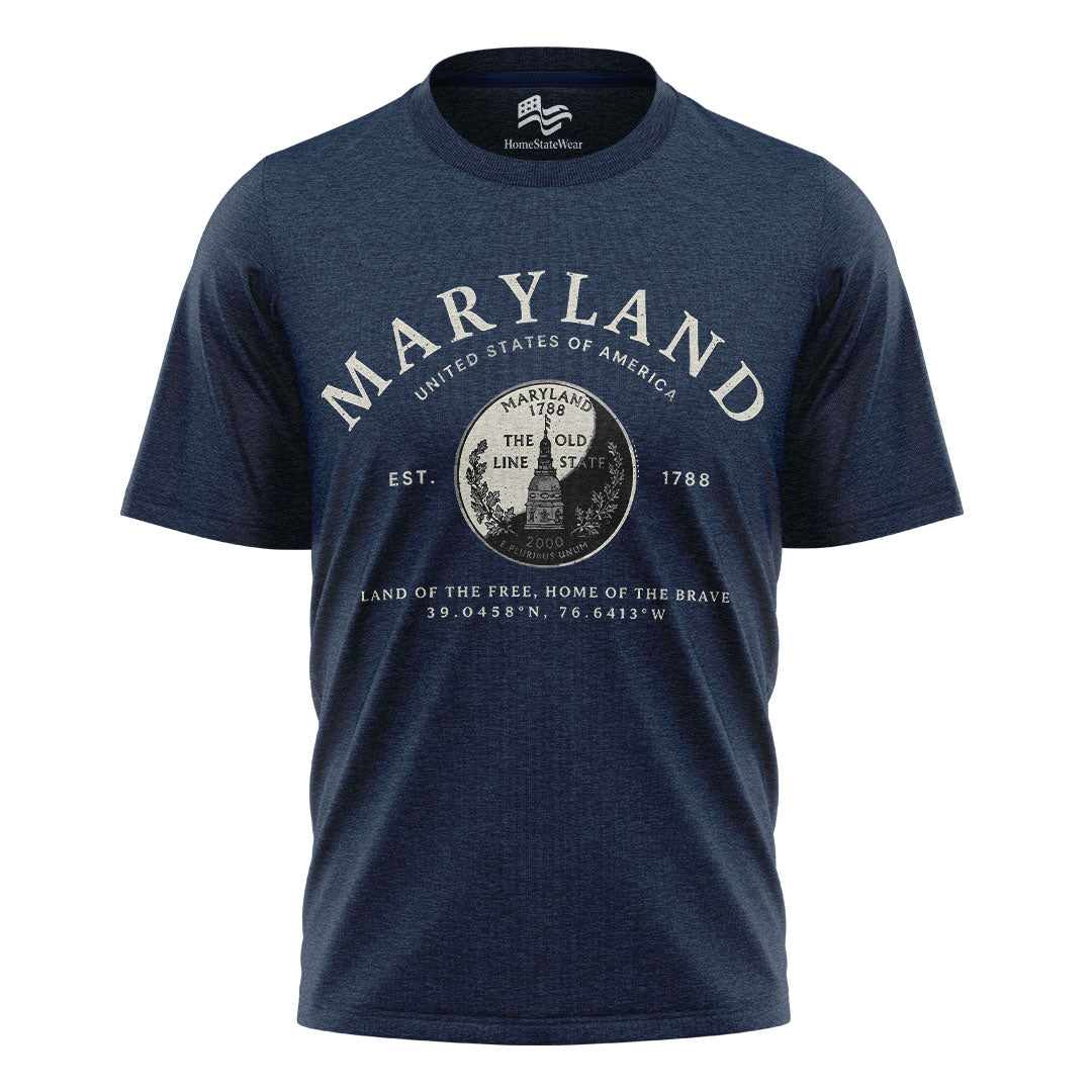 Maryland Quarter T-Shirt | Old Line State Gift Tee