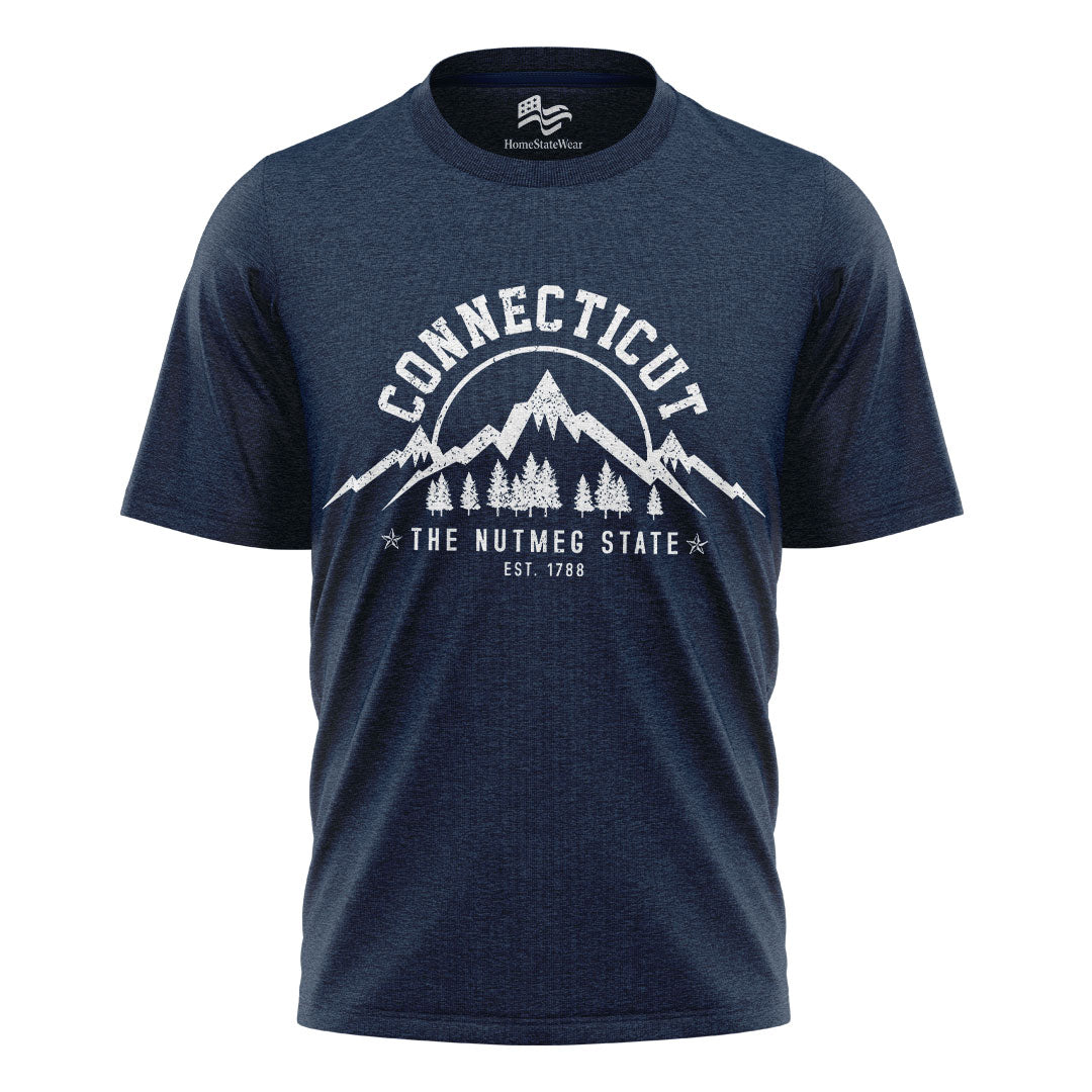 Connecticut Nutmeg State Tee | Vintage Mountain Forest Shirt
