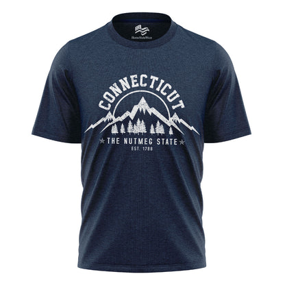 Connecticut Nutmeg State Tee | Vintage Mountain Forest Shirt