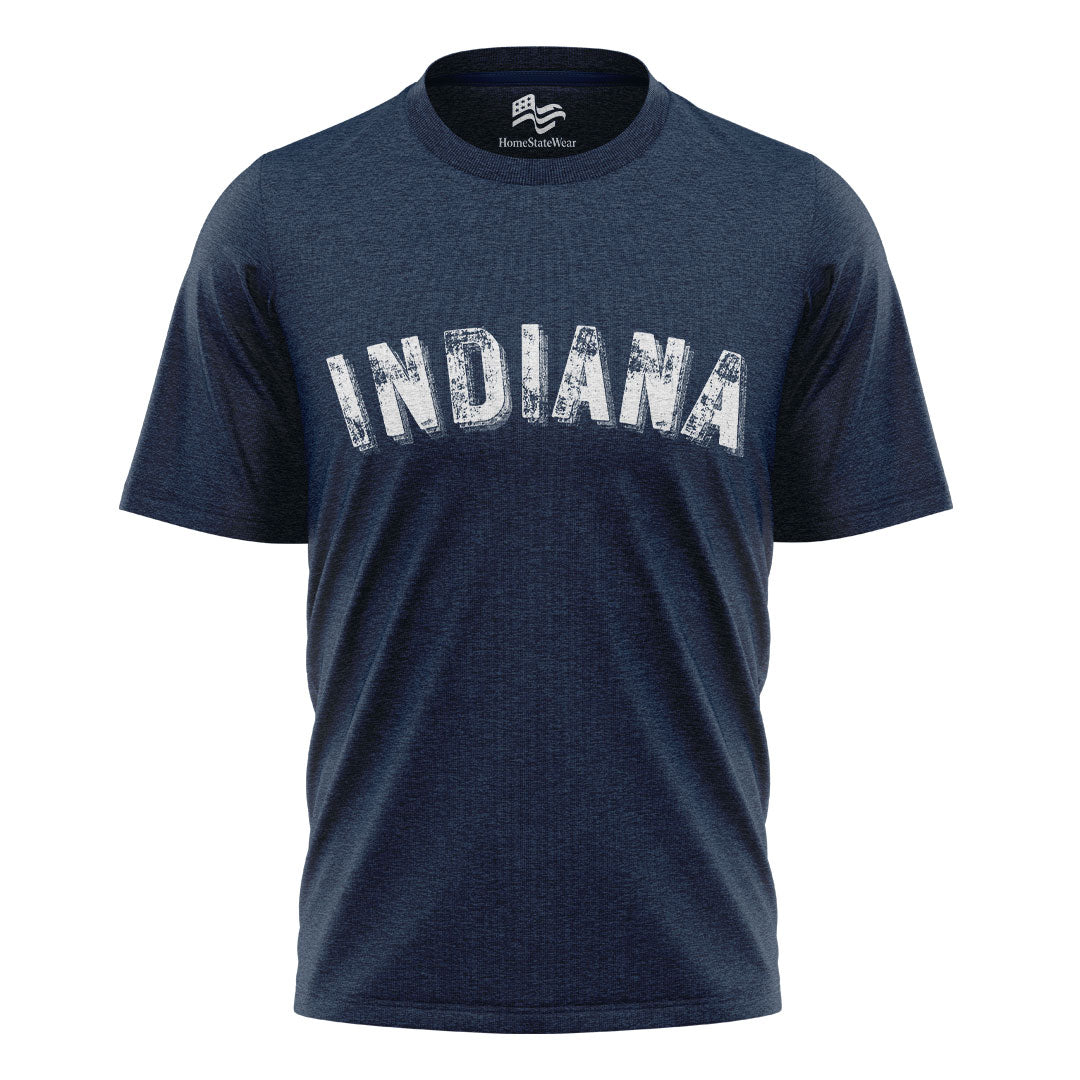 Indiana State Bella Canvas Tee | Rustic State Pride Shirt