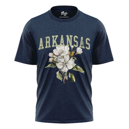 Arkansas State Flower Comfort Colors Tee | Apple Blossom Botanical