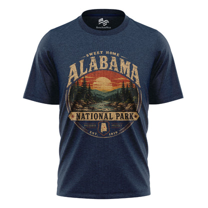 Alabama Wilderness Vintage Adventure Graphic Tee