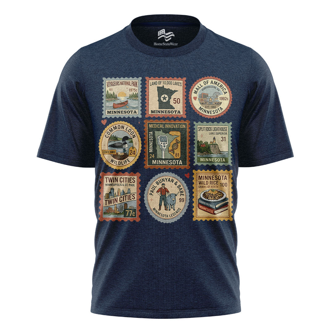 Minnesota State Stamp T-Shirt