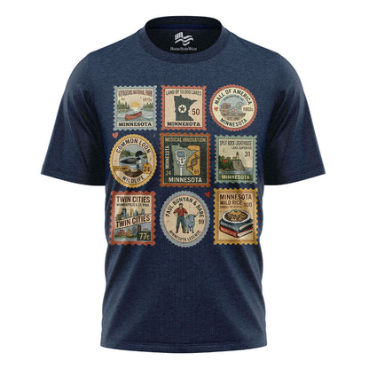 Minnesota State Stamp T-Shirt