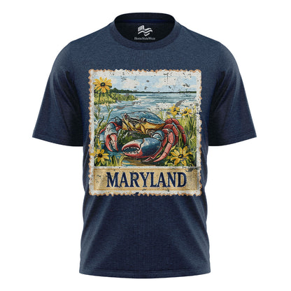 Maryland Blue Crab T-Shirt | Chesapeake Bay Summer Tee