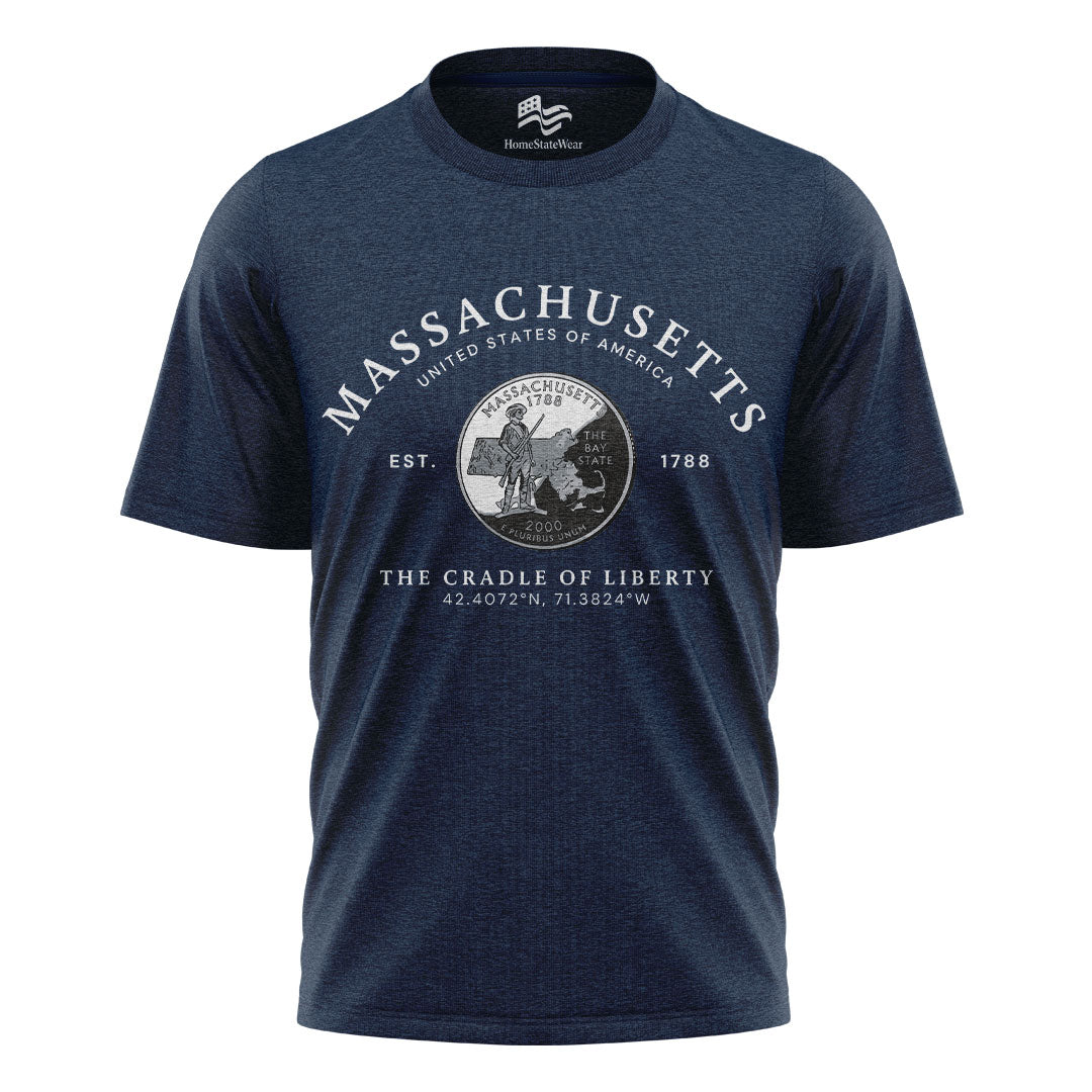 Massachusetts T-Shirt | Bay State Souvenir Tee