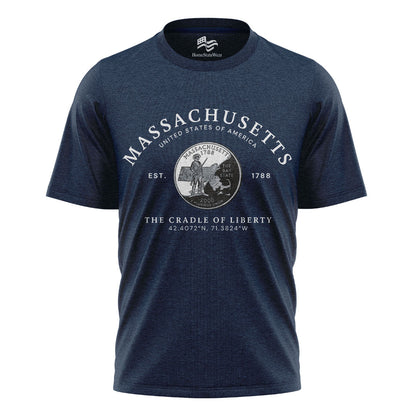 Massachusetts T-Shirt | Bay State Souvenir Tee