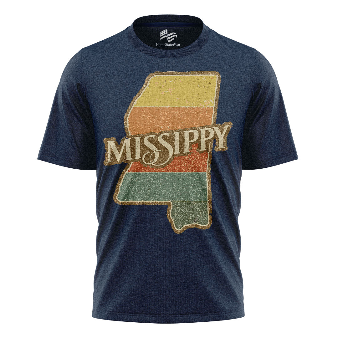 Funny Mississippi T-Shirt, Retro Distressed Southern Humor Tee