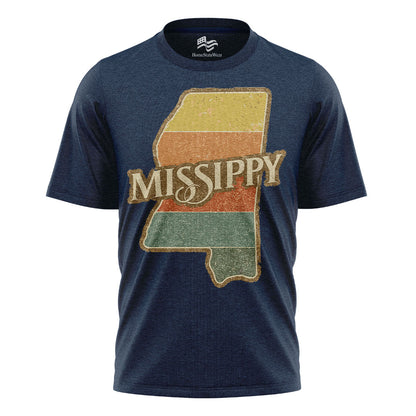 Funny Mississippi T-Shirt, Retro Distressed Southern Humor Tee