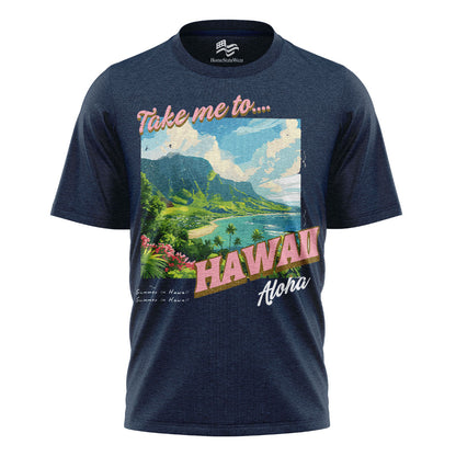 Hawaii Aloha State Comfort Colors Retro Summer Beach Shirt