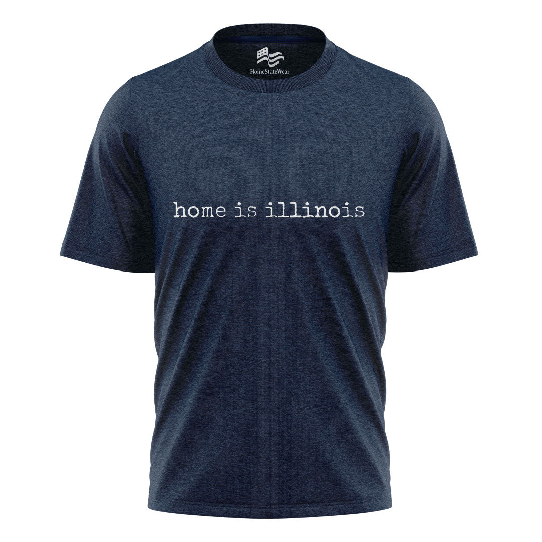 Home Is Illinois Comfort Colors Tee | Born and Raised Gift Shirt
