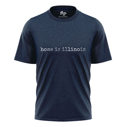Home Is Illinois Comfort Colors Tee | Born and Raised Gift Shirt