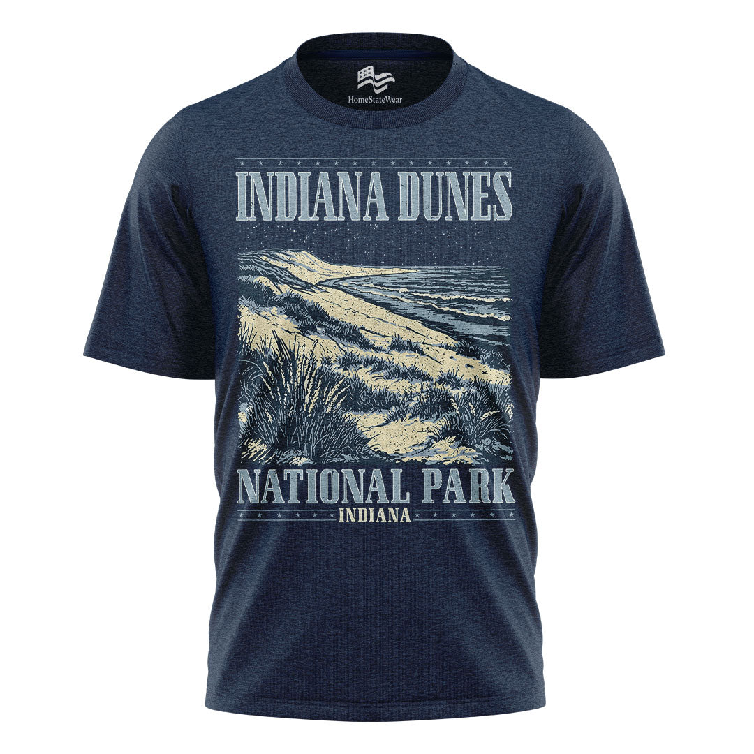 Indiana Dunes Comfort Colors Tee | Retro National Park Shirt