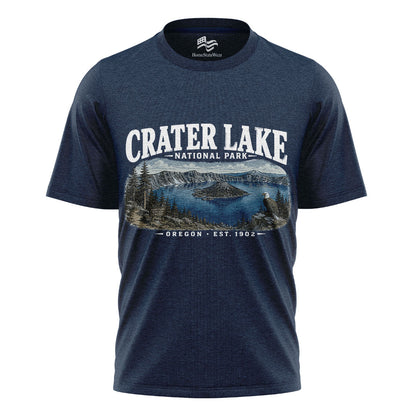 Crater Lake National Park T-Shirt, Vintage Oregon Lake Mountain Tee