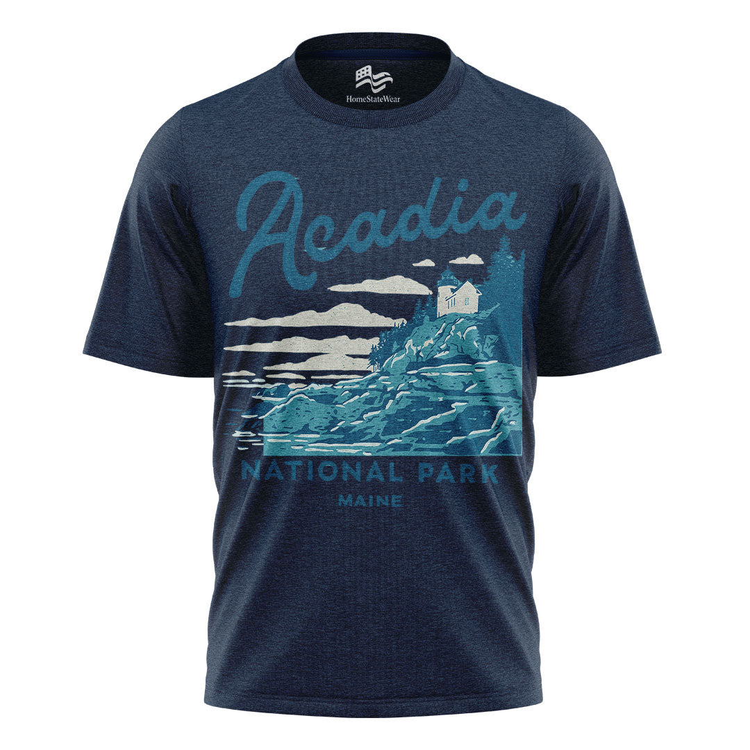 Acadia National Park Maine Tee | Vintage Travel Shirt