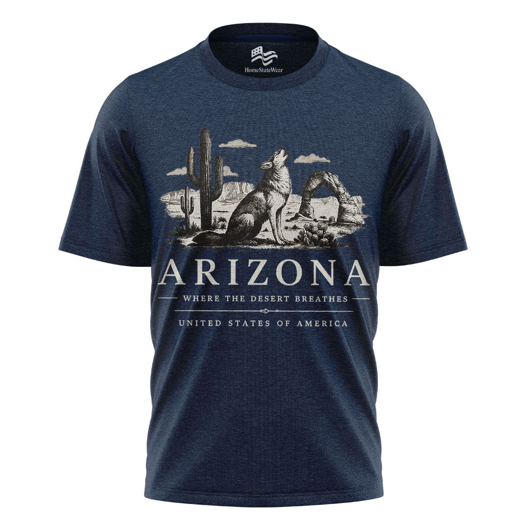 Arizona Desert Graphic Tee | Vintage Southwest Outdoor Shirt