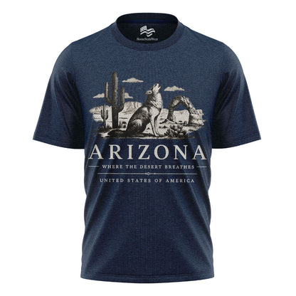 Arizona Desert Graphic Tee | Vintage Southwest Outdoor Shirt