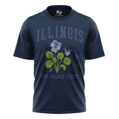 Illinois State Flower Tee | Prairie State Vintage Shirt