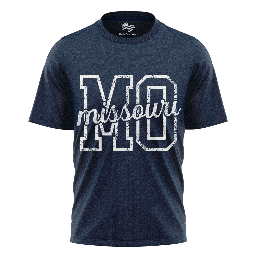 Retro Missouri T-Shirt, Comfort Colors Distressed Varsity