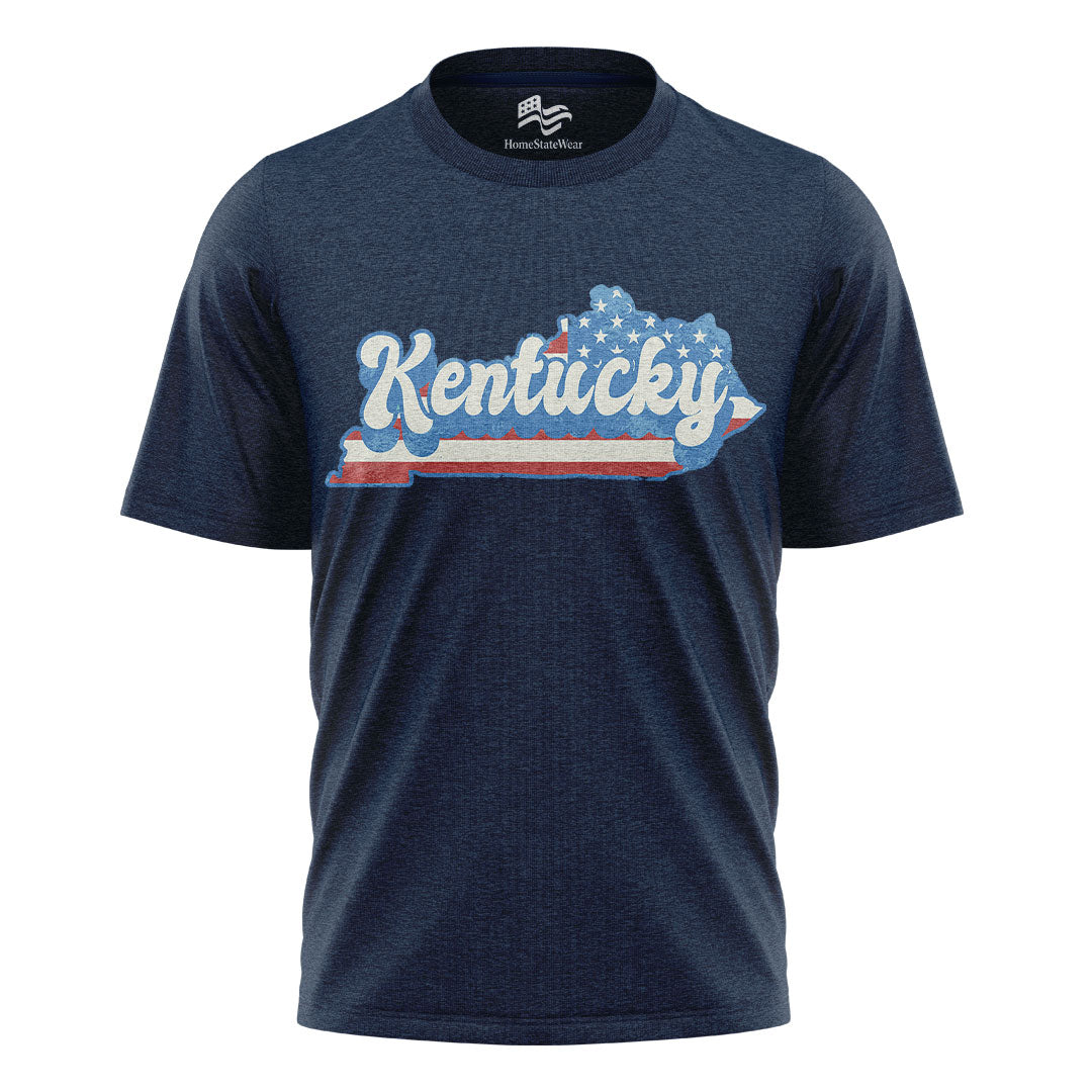Kentucky Retro State Pride Tee | Bluegrass State Shirt