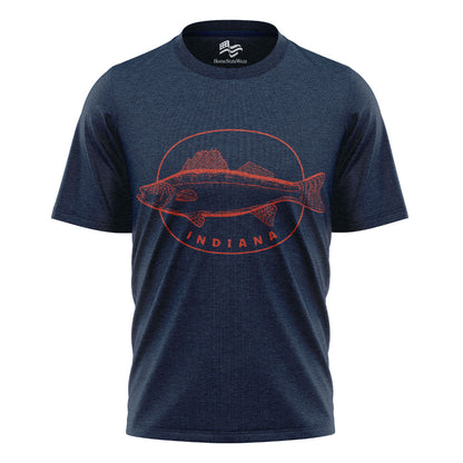 Indiana Comfort Colors Tee | Retro State Pride Shirt