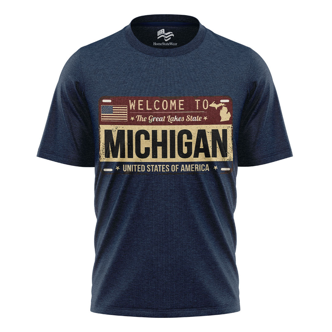 Welcome to Michigan T-Shirt | Great Lakes State Gift Tee