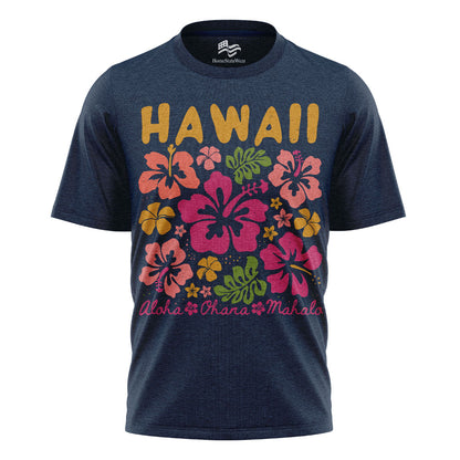 Hawaii Hibiscus Aloha Tropical Vacation Graphic Shirt